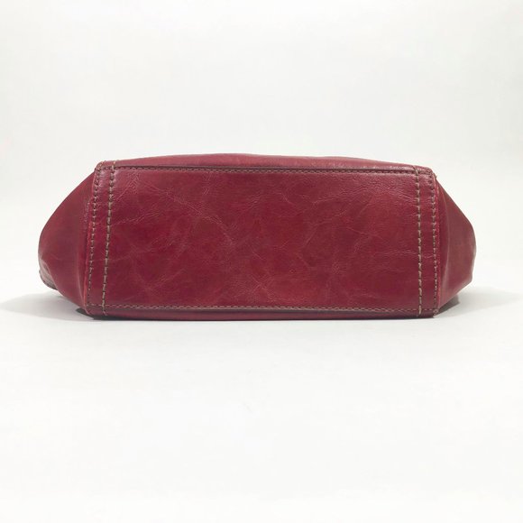 EUC Vintage Relic Burgundy Faux Leather Shoulder B - Picture 4 of 7